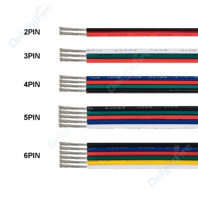 6 core Flat LED Cable