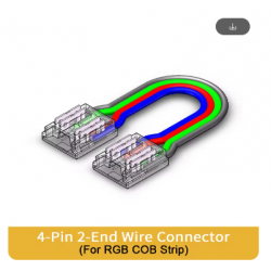 COB RGB 10mm Dual Connector with Cable