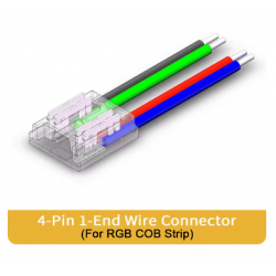 COB RGB 10mm Connector with Cable