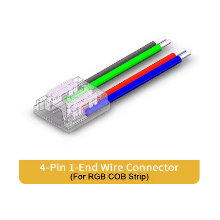 COB RGB 10mm Connector with Cable
