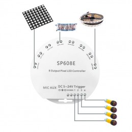 SP608E 8 Way SPI Controller