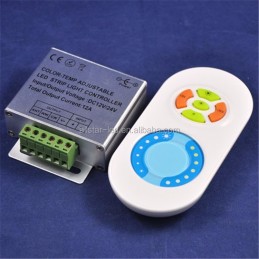 LED CCT Dimmer Color Temperature Controller Adjustable with Touch RF Wireless Remote Control for Dual Color Strip Light