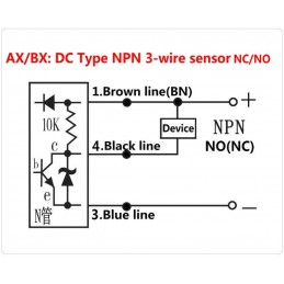 LJ12A3-4-Z-BX inductive Proximity switch sensor