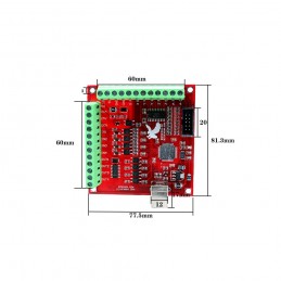 CNC Controller MACH3 system 4 axis USB motion card 100Khz Driver Board