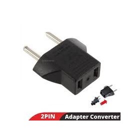 2 Pin flat to 2 pin round converter 220v