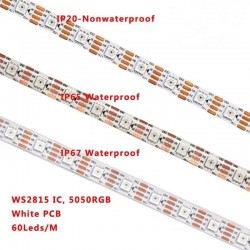 12v RGB WS2815 Addressable 30 LED/m IP67 Waterproof