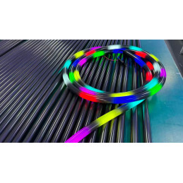 360 Degree Neonflex Black adressable 1m