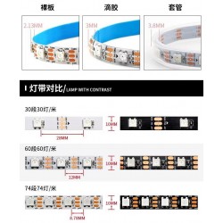 5v WS2812B 60 LED/m IP67